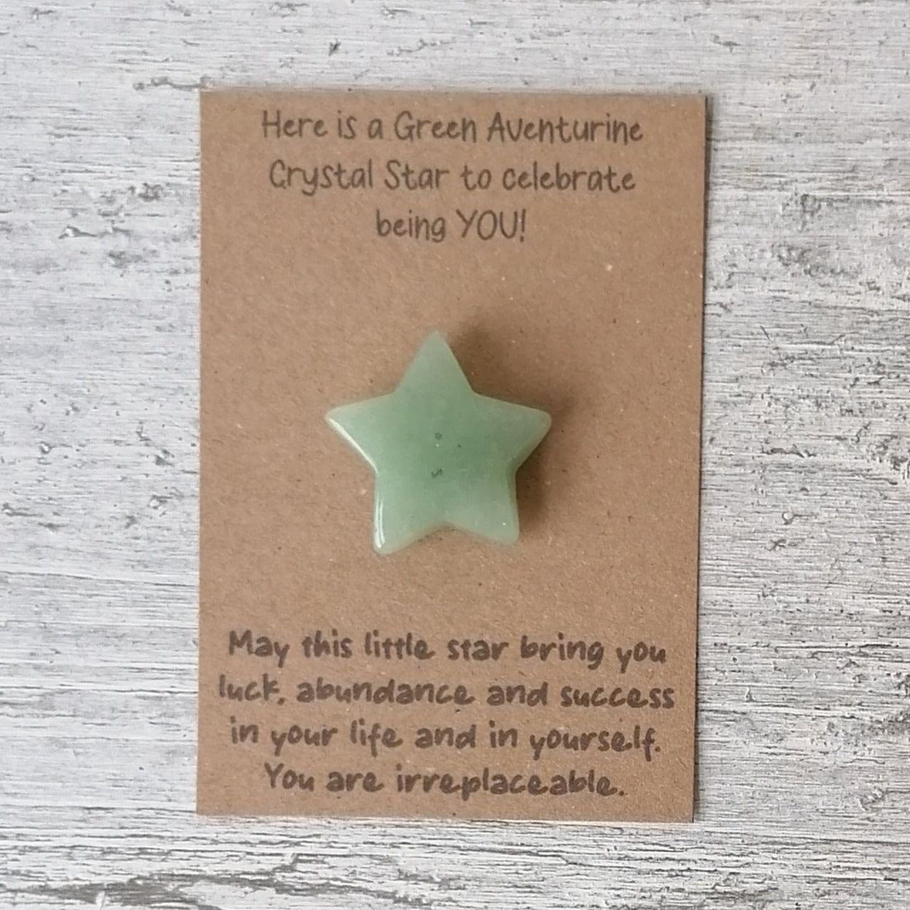 Green Aventurine Star