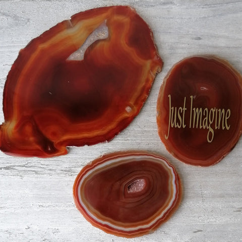 Agate Slices - Sold As Seen