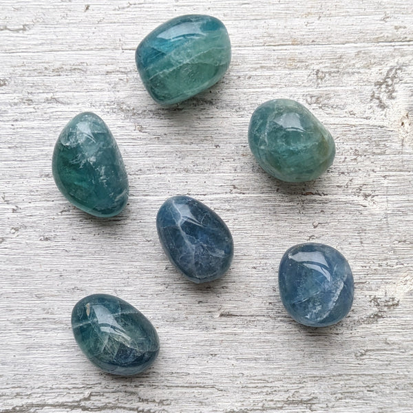 Blue Fluorite Tumblestone