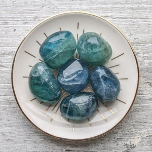 Blue Fluorite Tumblestone