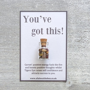 Crystal Inspiration Bottle - You've Got This