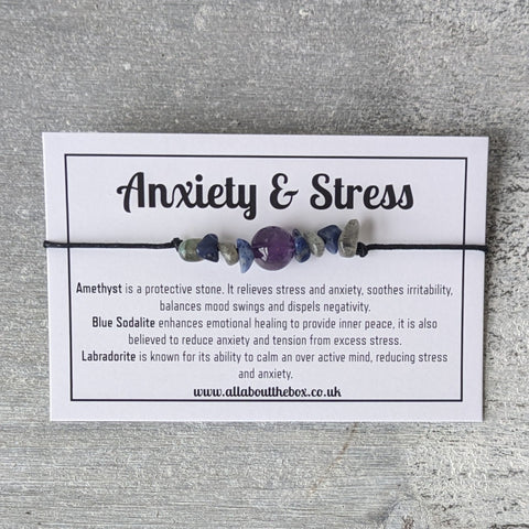 Crystal Bracelet - Anxiety & Stress