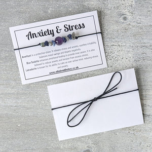 Crystal Bracelet - Anxiety & Stress