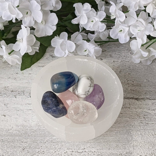 Sleep Crystals & Selenite Bowl