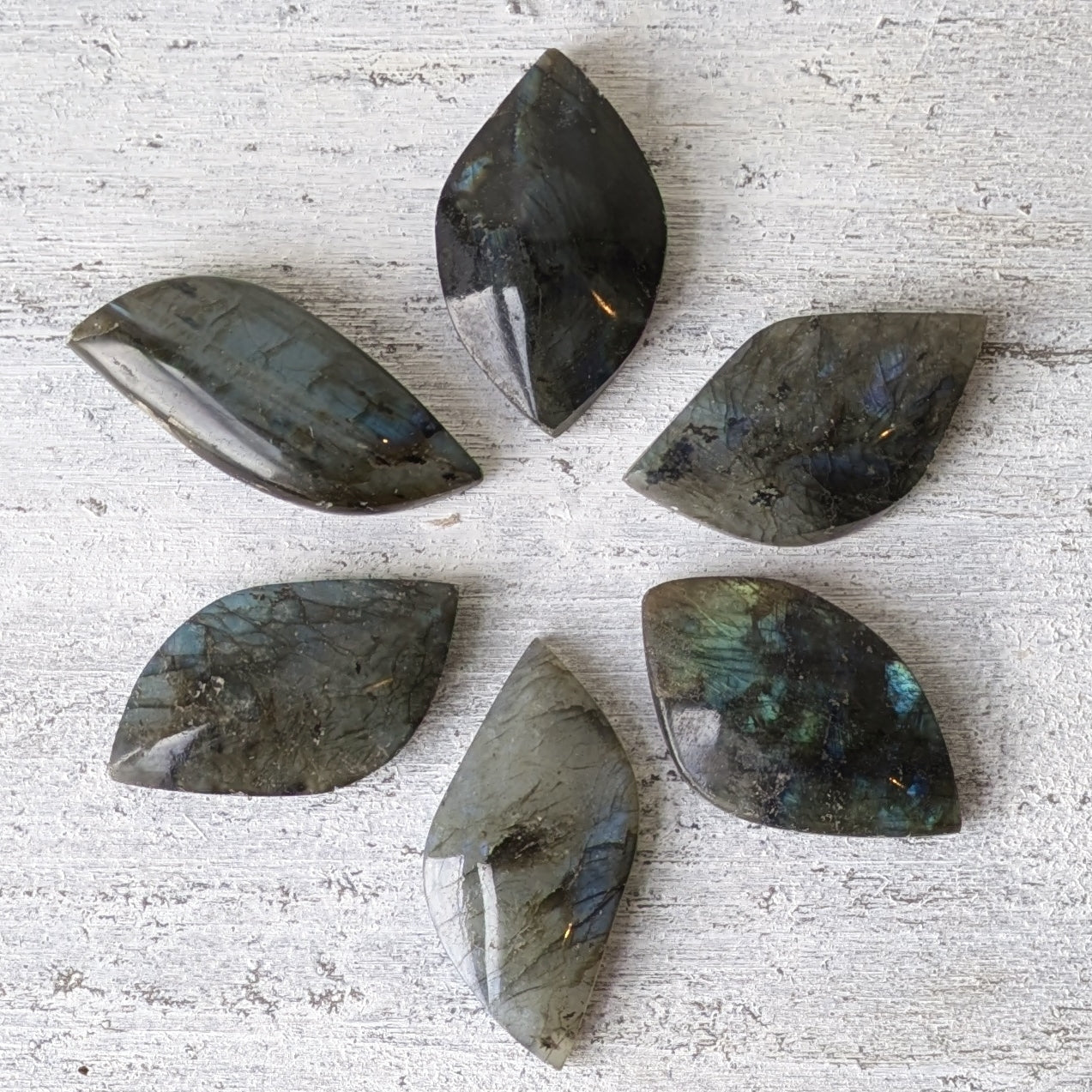 Labradorite Polished Leaf - Sold As Seen