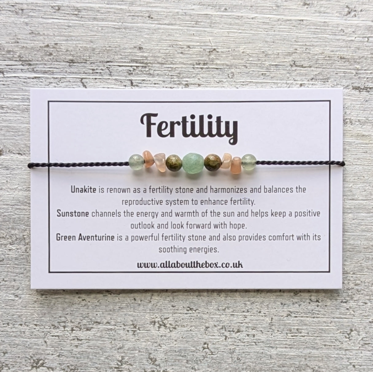 Crystal Bracelet - Fertility