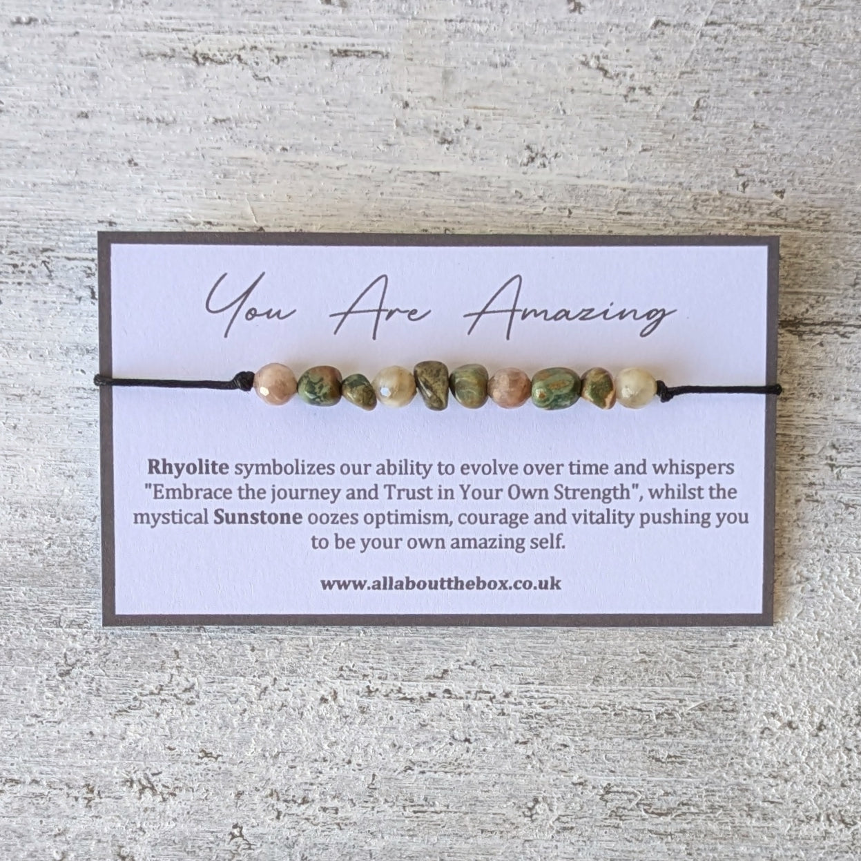 You Are Amazing - Crystal Bracelet