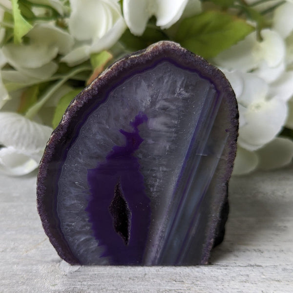 Purple Agate Nodule Sold As Seen