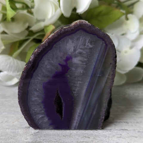 Purple Agate Nodule Sold As Seen