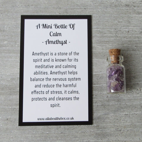 Amethyst - Mini Bottle Of Calm