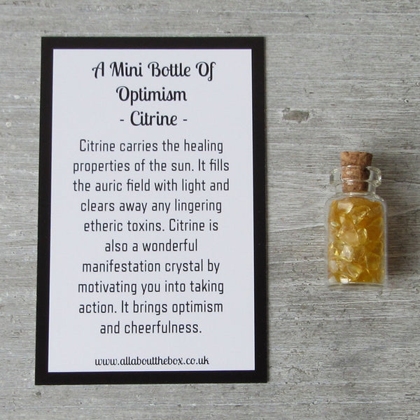 Citrine - Mini Bottle Of Optimism