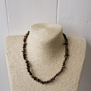 Tigers Eye Chip Necklace