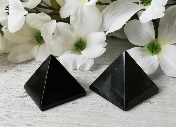 Black Obsidian Pyramid