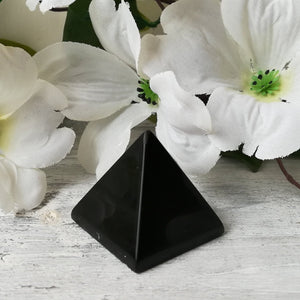 Black Obsidian Pyramid