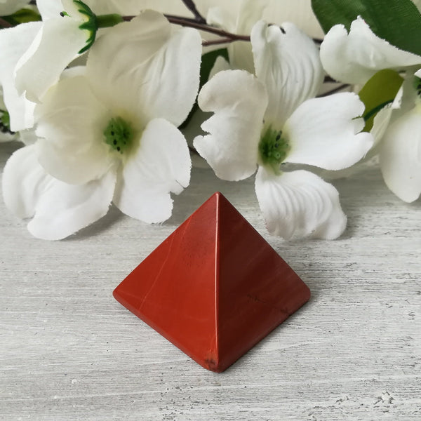 Red Jasper Pyramid