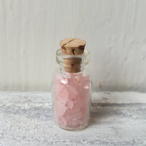 Rose Quartz - Mini Bottle Of Love & Friendship