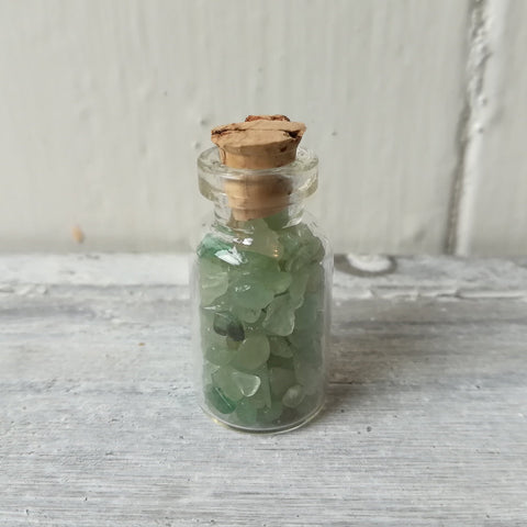 Green Aventurine - Mini Bottle Of Luck & Opportunity