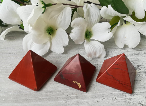 Red Jasper Pyramid