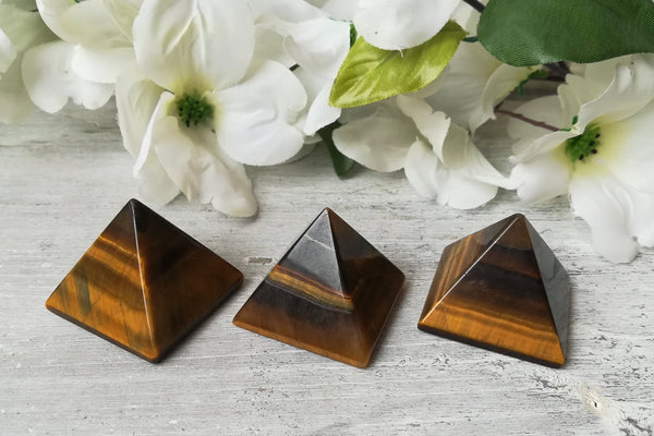 Tigers Eye Pyramid