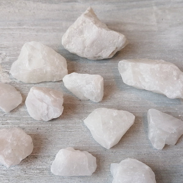 Raw Snow Quartz