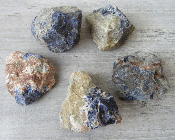 Raw Blue Sodalite