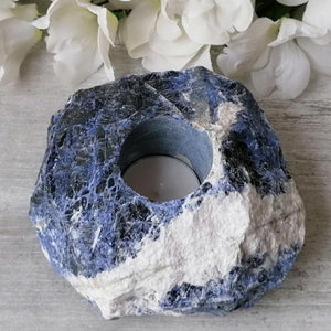 Blue Sodalite Tealight Holder - 003