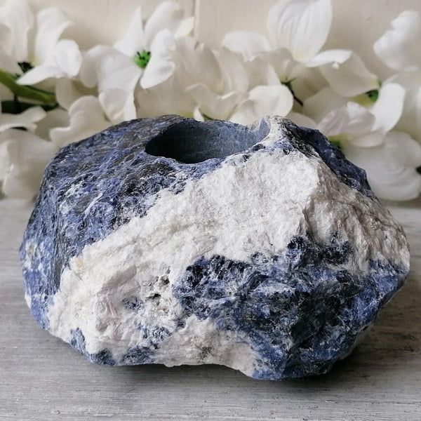 Blue Sodalite Tealight Holder - 003