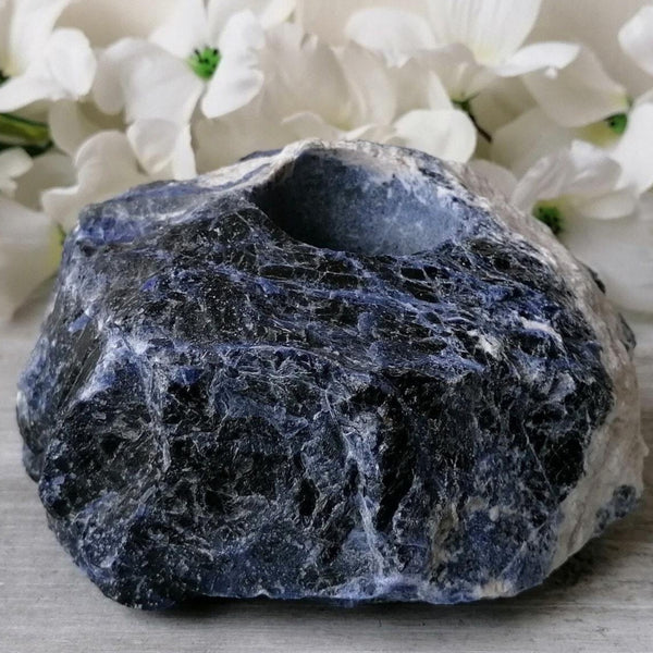 Blue Sodalite Tealight Holder - 003