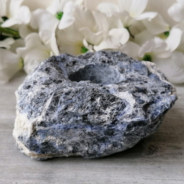 Blue Sodalite Tealight Holder - 004