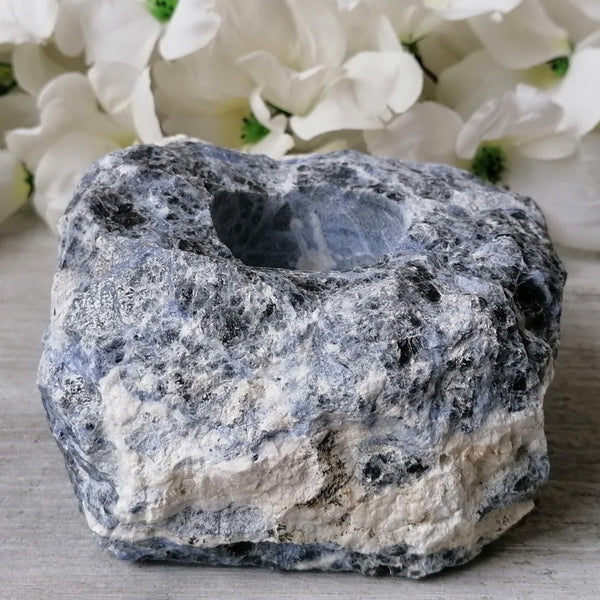 Blue Sodalite Tealight Holder - 004