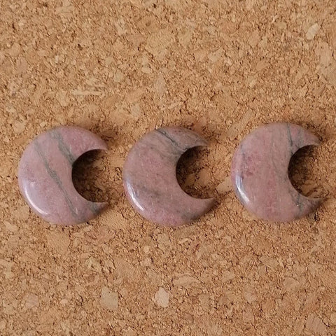 Rhodonite Crystal Mini Moon