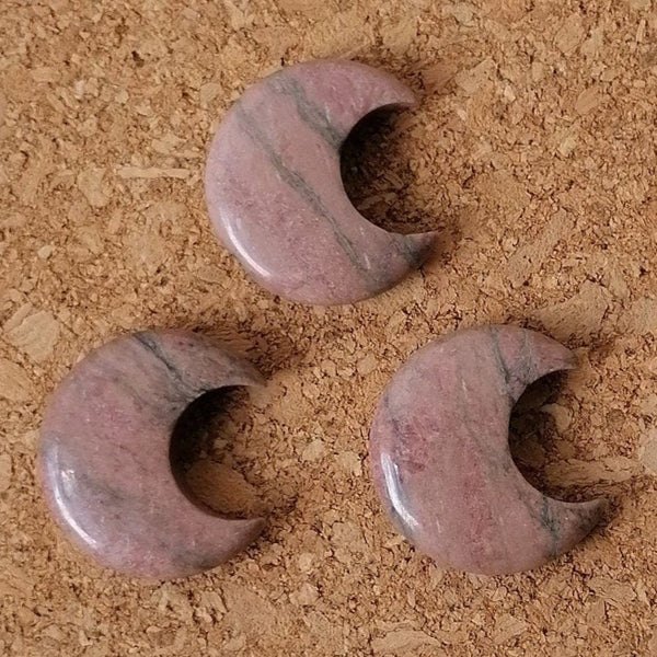 Rhodonite Crystal Mini Moon