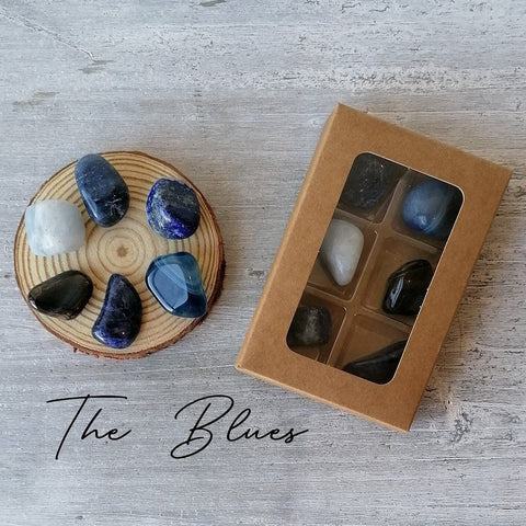 Colour Therapy Tumblestone Gift Box - The Blues