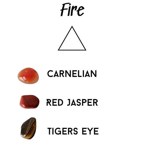 Fire Element Crystals - Leo, Sagittarius & Aries