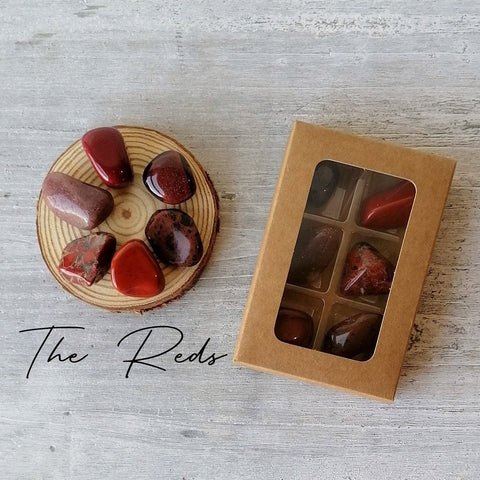Colour Therapy Tumblestone Gift Box - The Reds