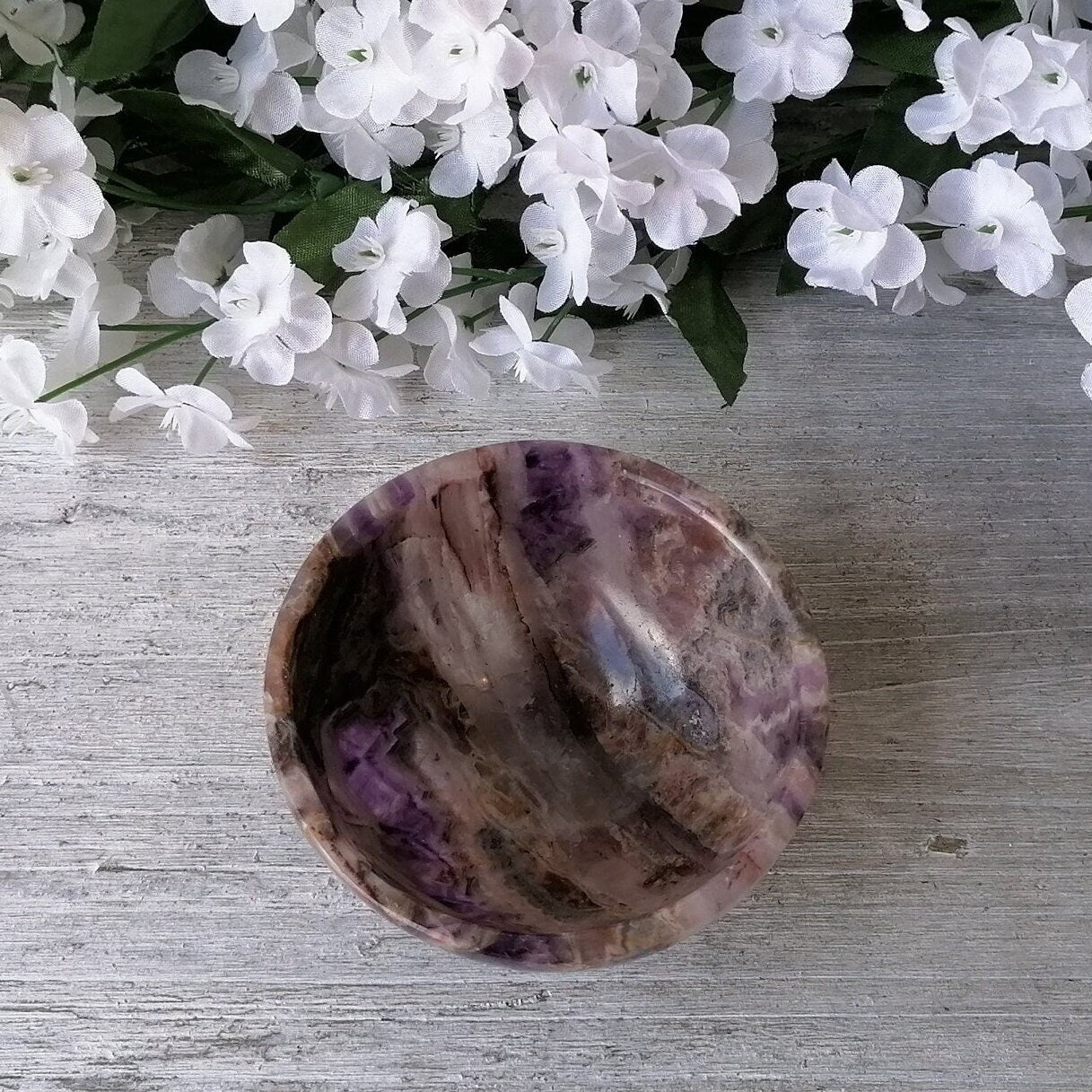 Mini Amethyst Crystal Bowl