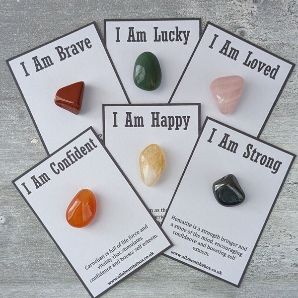 I Am Lucky - Green Aventurine Tumblestone